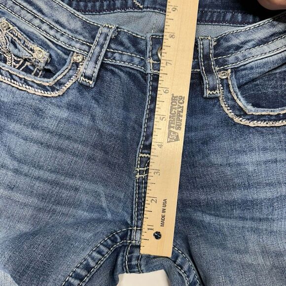 Vigoss The New York Capri Blue‎ Jeans Womens Size S 1/2 L21 - Picture 8 of 9